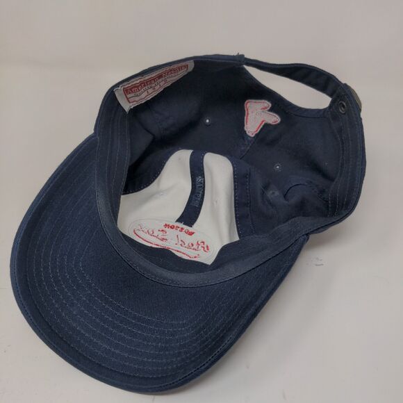 American Needle Men's Slideback Hat Blue Boston Red Sox MLB Logo Embroidered - Picture 9 of 11